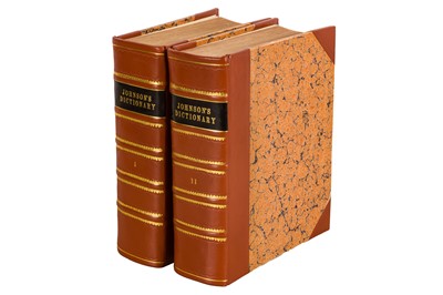 Lot 119 - Johnson. Dictionary 2 vol 6th ed. 1785