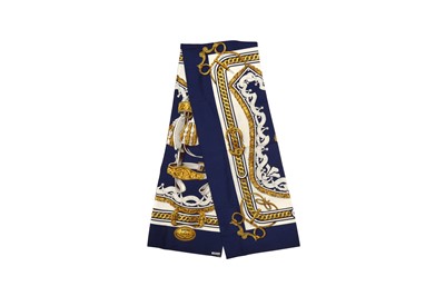 Lot 230 - Hermes 'Bride De Cour' Print Silk Long Scarf