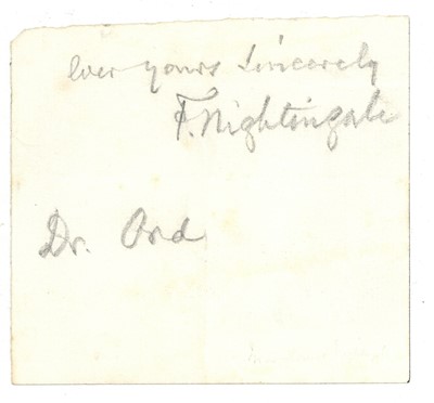 Lot 339 - Nightingale (Florence)