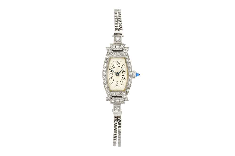 Lot 336 - VERTEX. AN ART DECO COCKTAIL WATCH.