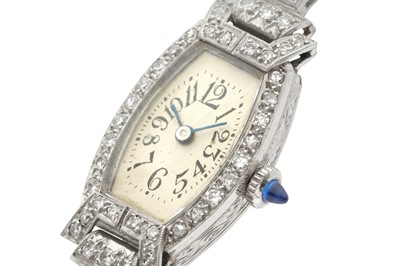 Lot 336 - VERTEX. AN ART DECO COCKTAIL WATCH.