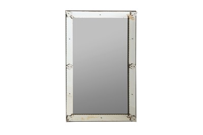 Lot 448 - A RECTANGULAR VENETIAN MIRROR