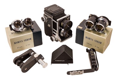Lot 147 - A Mamiyaflex TLR Outfit