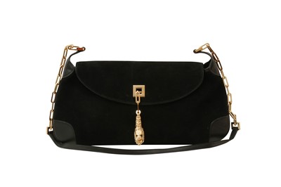 Lot 220 - Gucci Black Panther Shoulder Bag