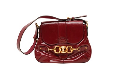 Lot 221 - Gucci Magenta Flat Shoulder Bag