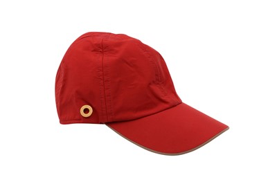 Lot 270 - Loro Piana Red Winter Wind Baseball Cap - Size M