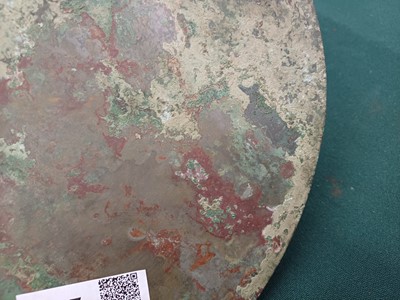 Lot 486 - A CHINESE BRONZE 'IMMORTALS' MIRROR