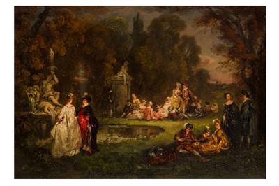 Lot 23 - AFTER JEAN-ANTOINE WATTEAU (VALENCIENNES 1684- 1721 NOGENT-SUR-MARNE)