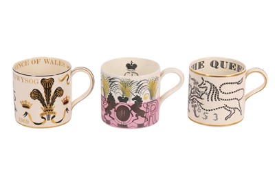 Lot 231 - A GROUP OF WEDGWOOD COMMEMORATIVE MUGS