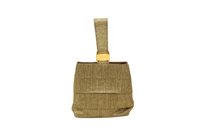 Lot 400 - Salvatore Ferragamo Gold Evening Bag