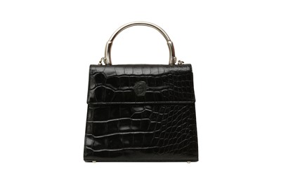 Lot 443 - Versace Black Medusa Top Handle Bag