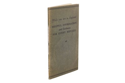 Lot 23 - Judaica – Refugee pamphlet