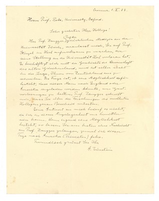 Lot 317 - Einstein (Albert)
