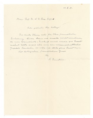 Lot 316 - Einstein (Albert)