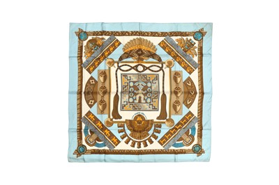 Lot 236 - Hermes 'Huaca Piru' Print Silk Scarf