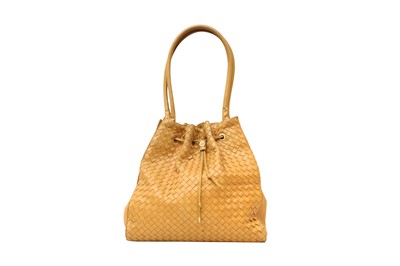 Lot 19 - Bottega Veneta Beige Intrecciato Shoulder Bag