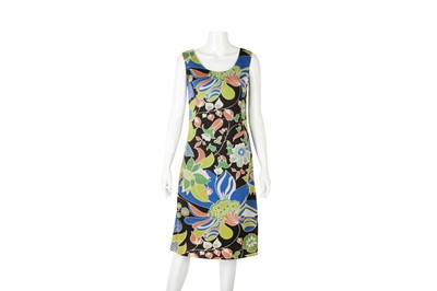 Lot 15 - Balmain Abstract Print Jersey Shift Dress