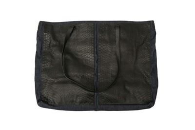Lot 386 - λ Roberto Cavalli Black Python Shoulder Tote
