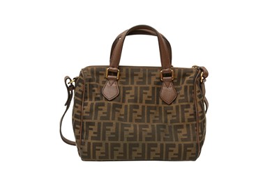 Lot 174 - Fendi Tobacco Zucca Small Bowler Bag