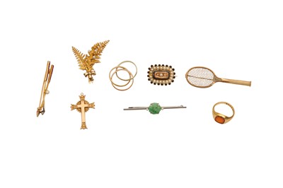 Lot 103 - A GROUP OF JEWELLERY