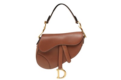 Lot 116 - Christian Dior Mauve Pink Mini Saddle Bag