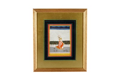 Lot 166 - A COURTLY LADY DANCING ON A PALATIAL TERRACE