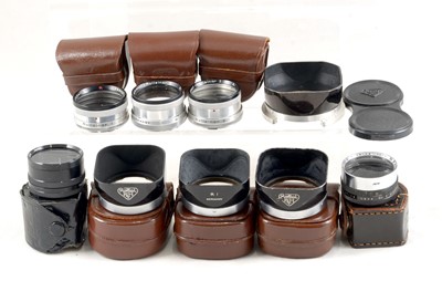 Lot 137 - A Small Collection of Rolleiflex & Yashica Hoods etc.