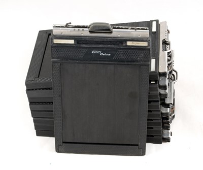 Lot 202 - Group of Nine Fidelity 5" x 4" Double Dark Slides.