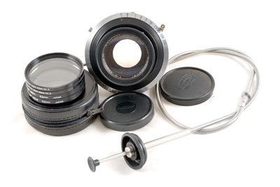 Lot 197 - Rodenstock f9 Apo-Ronar 360mm (14 inch) Lens in a Compur D (2) shutter.