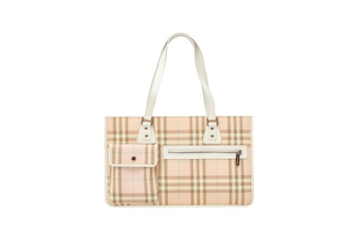 Lot 30 - Burberry Pink House Check Shoulder Bag