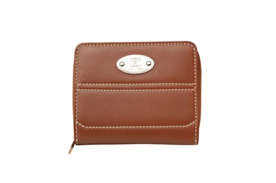 Lot 41 - Celine Brown Triomphe Compact Zip Wallet
