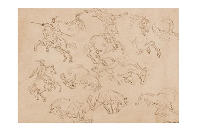 Lot 44 - CIRCLE OF JACQUES COURTOIS, CALLED IL BOURGOGNIONE (SAINT-HIPPOLYTE 1621-1676 ROME)