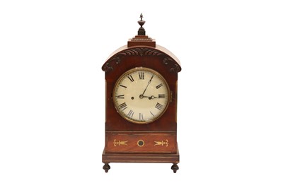 Lot 150 - A REGENCY BRACKET CLOCK