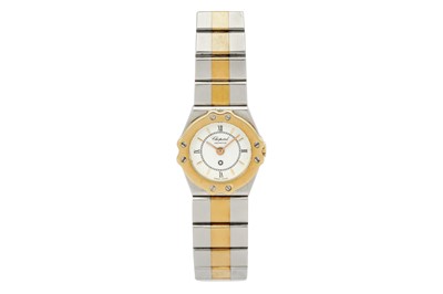 Lot 56 - A LADIES CHOPARD ST MORITZ MINI BRACELET WATCH