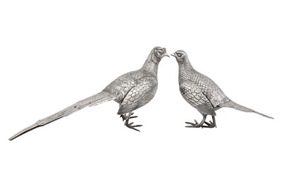 Lot 39 - A pair of Elizabeth II sterling silver table ornaments, London 1964/67 by Comyns