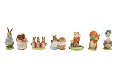 Lot 228 - A GROUP OF BESWICK BEATRIX POTTER FIGURES