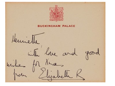 Lot 375 - Elizabeth II, Queen of the United Kingdom