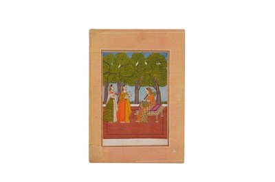 Lot 170 - A COURTLY MAIDEN PLAYING THE VEENA