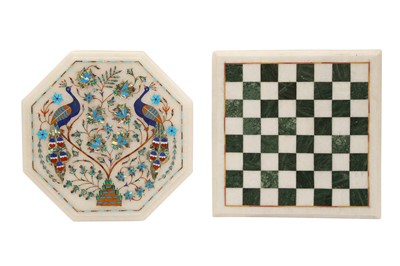 Lot 307 - A CONTEMPORARY INDIAN PIETRA DURA OCTAGONAL TABLE TOP