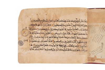 Lot 363 - A KUFIC QUR'AN: JUZ' 18