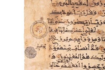 Lot 363 - A KUFIC QUR'AN: JUZ' 18
