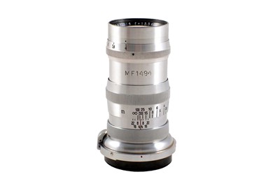 Lot 264 - A CZJ 13.5cm f4 Sonnar Lens Marked MF1494 (for Kriegsmarine?).