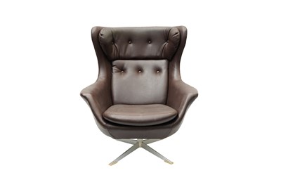 Lot 247 - A MID CENTURY SWEDISH EGG CHAIR