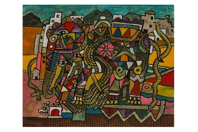 Lot 95 - ALAN DAVIE, C.B.E., H.R.S.W., R.A. (BRITISH, 1920-2014)