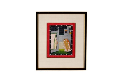 Lot 128 - A NAYIKA RETURNING TO HER QUARTERS LATE AT NIGHT