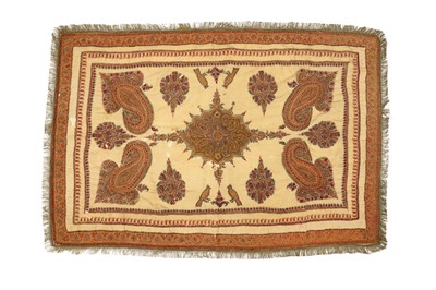 Lot 301 - A RECTANGULAR KIRMAN HANGING
