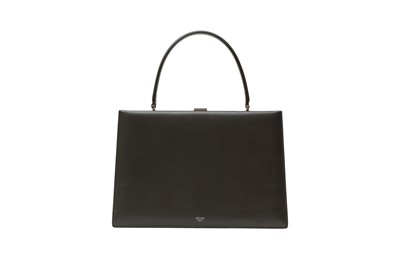 Lot 144 - Celine Grey Medium Clasp Bag