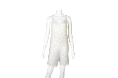 Lot 341 - Stella McCartney Ivory Embellished Playsuit