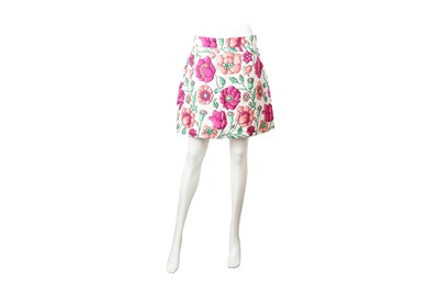 Lot 421 - The Vampires Wife Pink Silk Anarchy Mini Skirt - Size 14