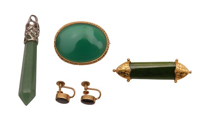 Lot 77 - A GROUP OF GEM-SET JEWELLERY